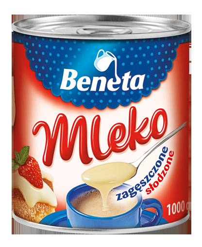 Mleko zagęszczone słodzone Beneta